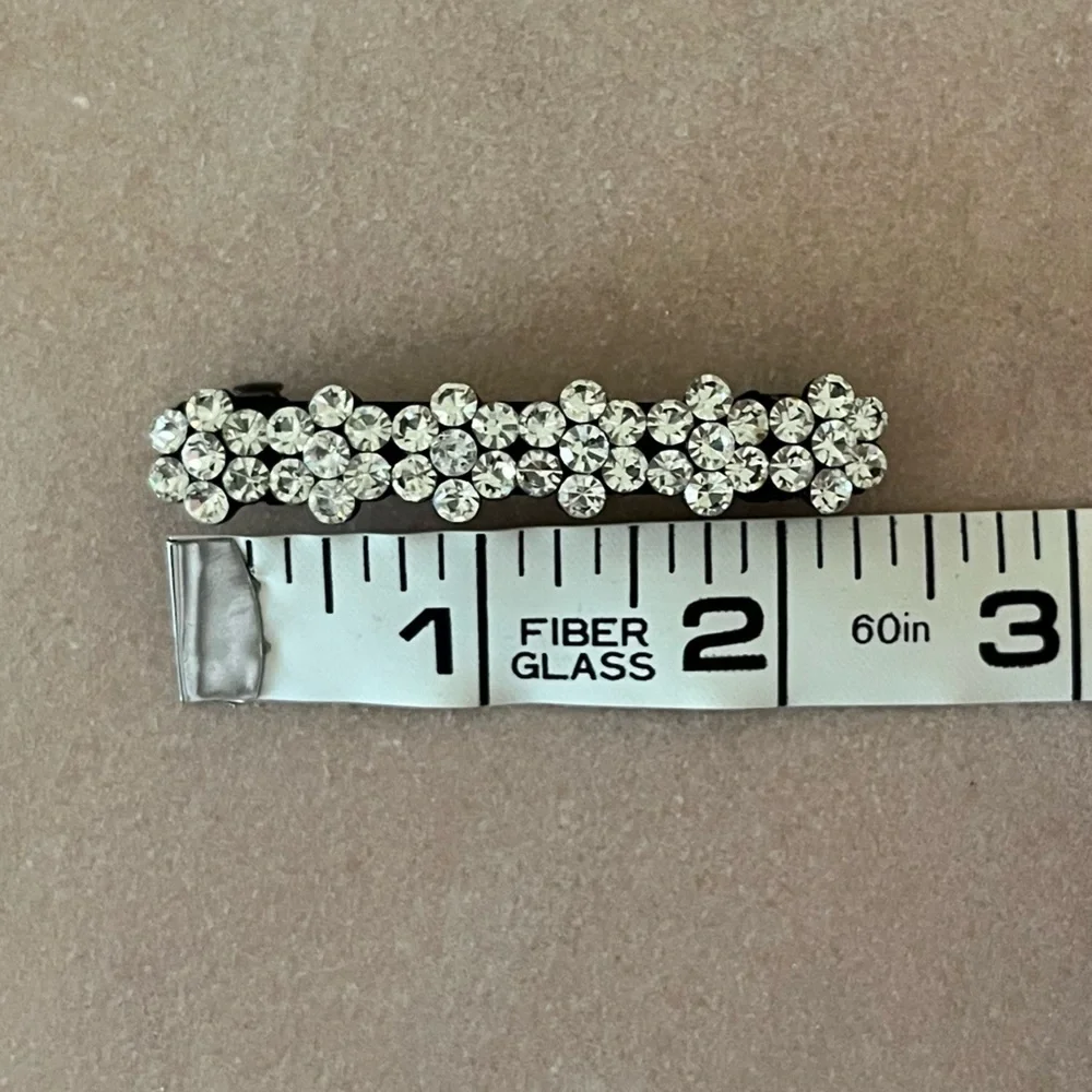 Sparkling Rhinestone Hair Clip | Glam Crystal Barrette | Elegant Accessory